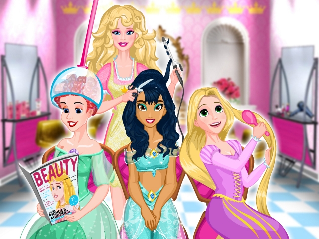 Online igrica Barbie's Princess Hair Salon