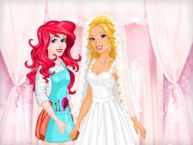Ariel as Barbie’s Wedding Stylist
