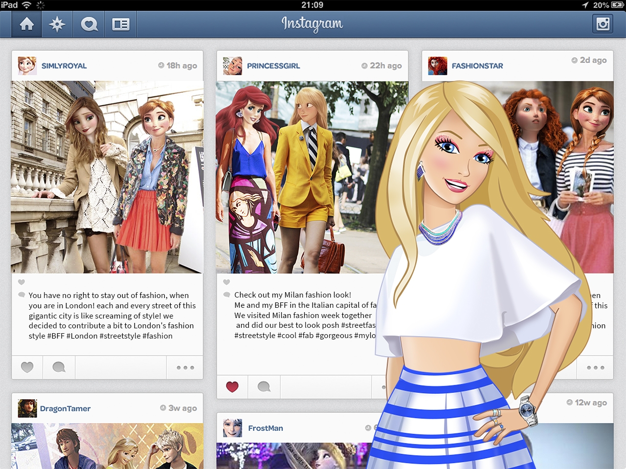 Online igrica Barbies Street Style World Tour free for kids