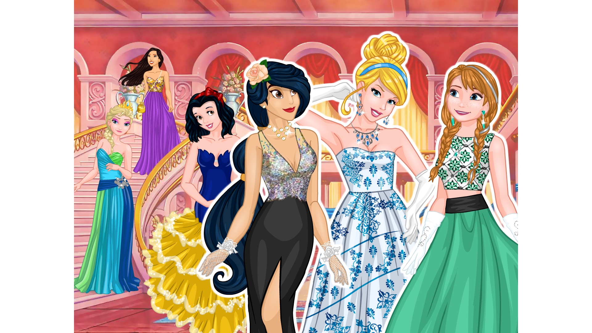 Online igrica Ball at Cinderella`s Palace