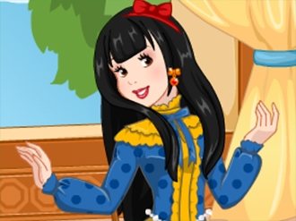 Patchwork Dress For Snow White My Cute Games