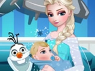 Elsa Caesarean Birth My Cute Games